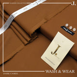 Men's Classical Wash'n Wear Soft - Smooth - Suitable for all season wearings - Dark Camel