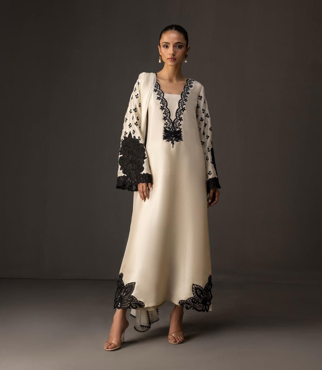 Shamoze Silk Digital Tye ‘N’ Dye 3pc Unstitched Suit - 160
