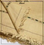Men's Pure Wool Shawl Original Alhaam 100% | Fawn