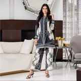 Shamoze Silk Digital 3pc Unstitched Suit 63