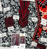 ZC Printed Patch Emb Lawn 3 Piece Unstitched Suit MI -033  Summer Collection