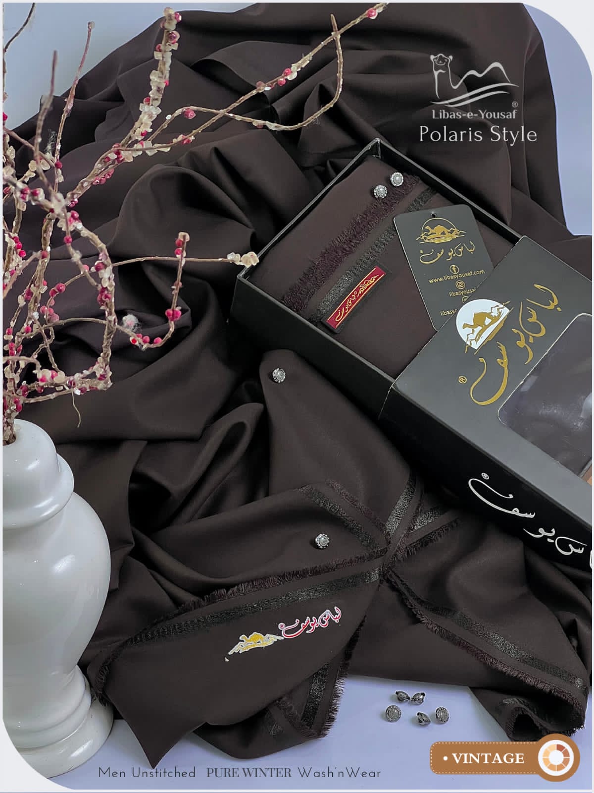 ”Polaris Style by Libas-E-Yousaf" PURE WINTER (wash’n wear)
