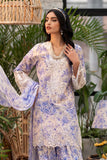 Printed Patch Emb Lawn 3 Piece Unstitched Suit MI -053 Summer Collection