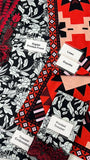 ZC Printed Patch Emb Lawn 3 Piece Unstitched Suit MI -033  Summer Collection