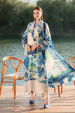 Printed Patch Emb Lawn 3 Piece Unstitched Suit MI -058 Summer Collection