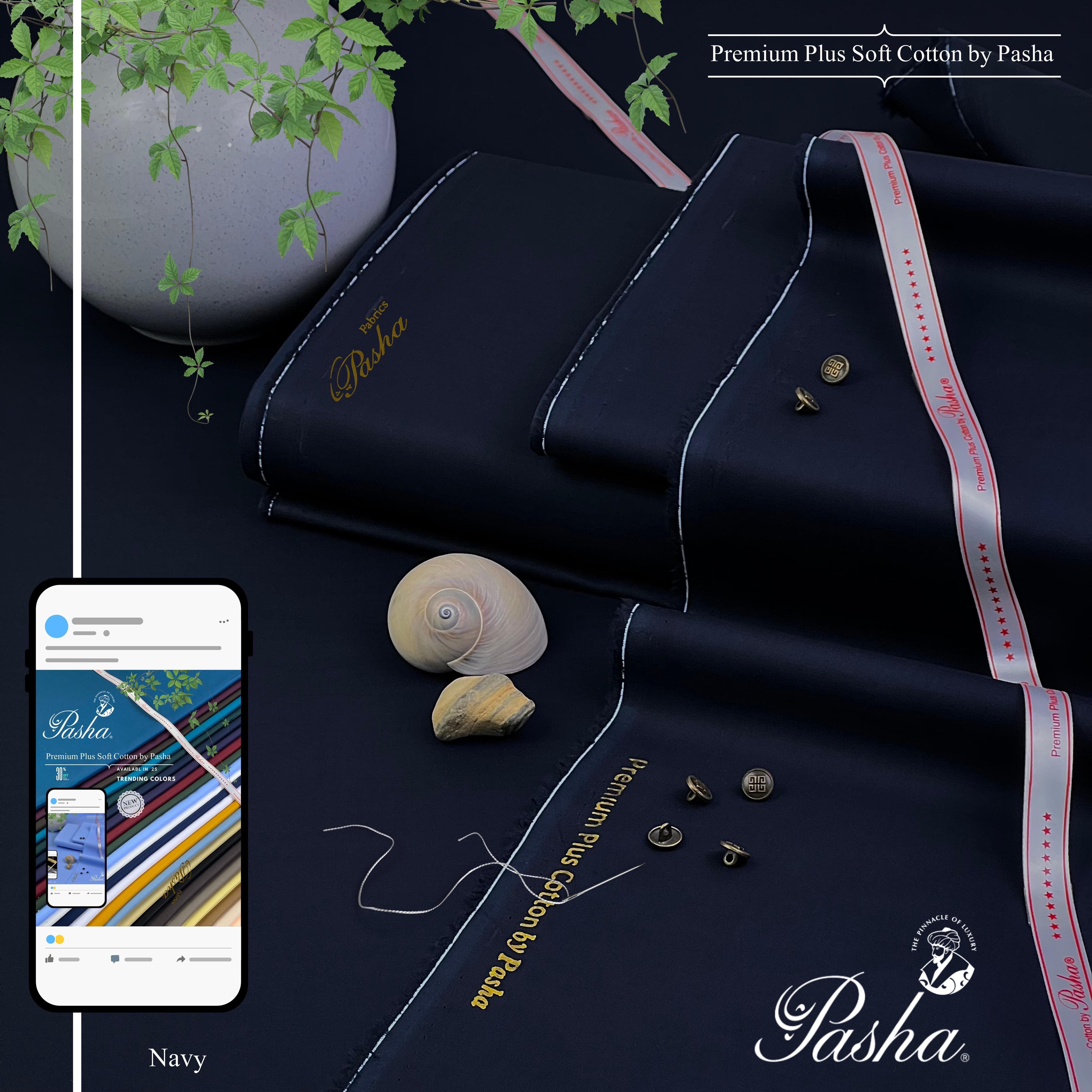 Men’s Luxury Pima Soft Cotton - Navy Blue