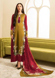 Shamoze Silk Digital 3pc Unstitched Suit - 112