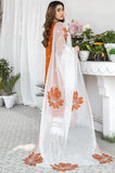 MARIA B- 3PC LAWN EMBROIDERED SHIRT WITH ORGANZA EMBROIDERED DUPPATA AND TROUSER