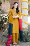 BAREEZE - 3PC LAWN SHIRT WITH ORGANZA PRINTED DUPPATA AND TROUSER