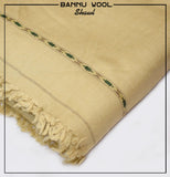 Men's Pure Wool Shawl Original Alhaam 100% | Fawn