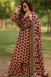 Shamoze Silk Digital Tye ‘N’ Dye 3pc Unstitched Suit - 200