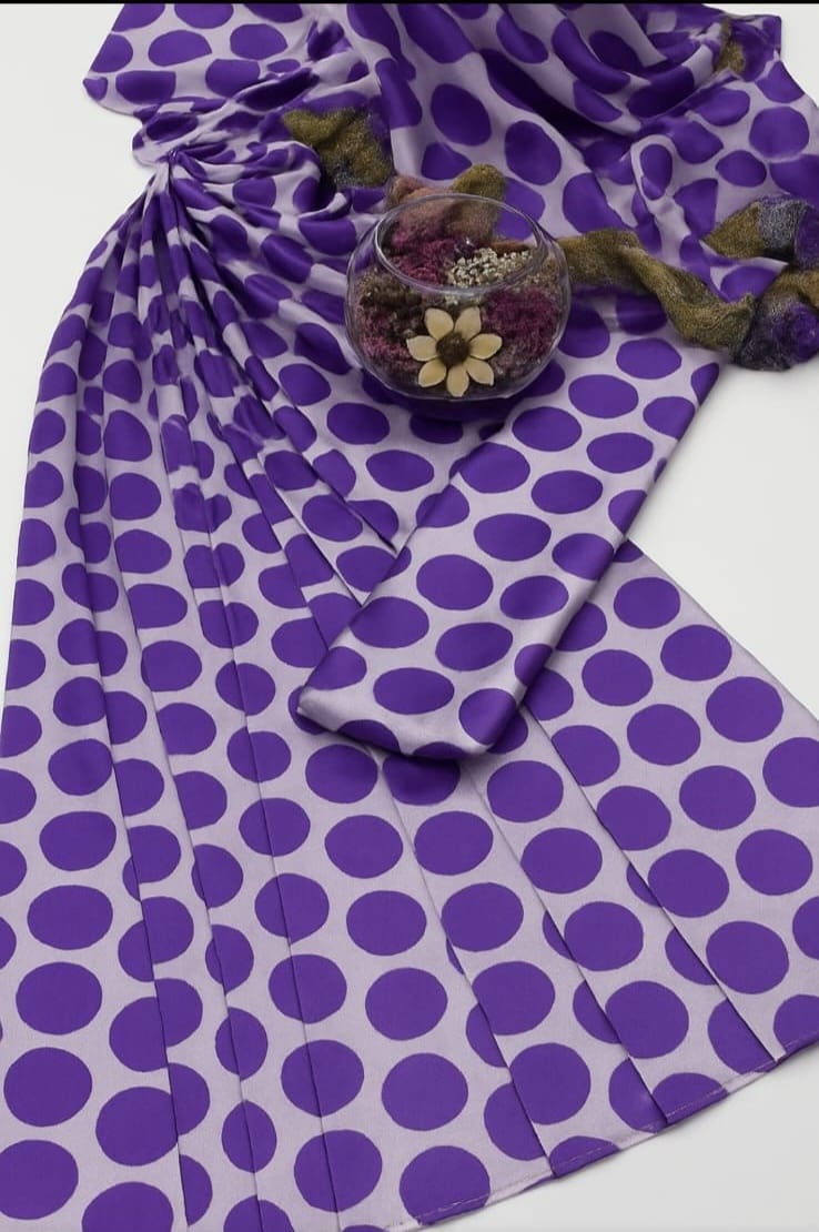 Shamoze Silk Digital Tye ‘N’ Dye 3pc Unstitched Suit - 201