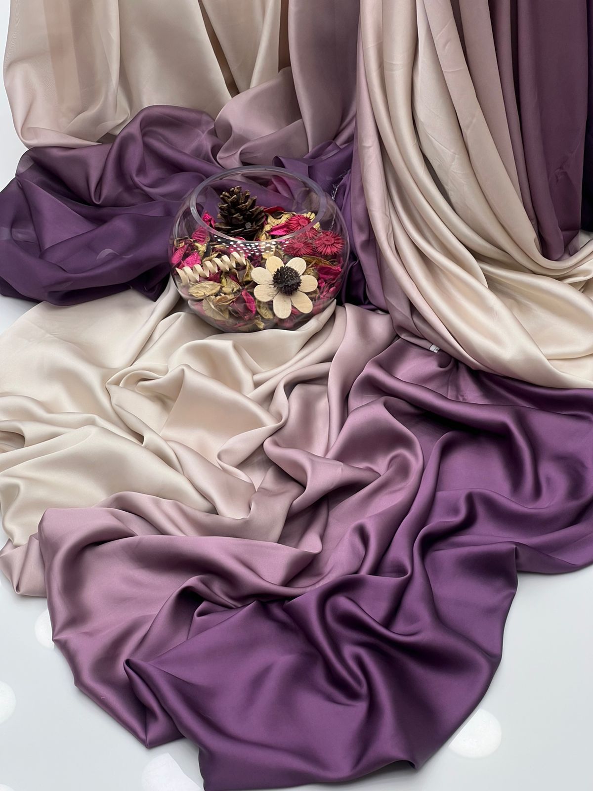 Shamoze Silk Digital Tye ‘N’ Dye 3pc Unstitched Suit - 204