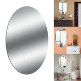 Oval Shape Wall mirror sticker best of the best quality available 2ft+2ft