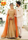 Minal khan wedding dress   Dress Type Full Long Frock Fabric Net & Malai