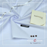 Saphire Summer Impressions Soft Cotton Giza Finished - White