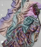 Shamoze Silk Digital Tye ‘N’ Dye 3pc Unstitched Suit - 192