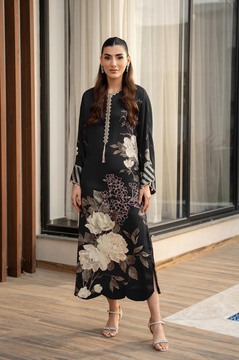 Shamoze Silk Digital Tye ‘N’ Dye 3pc Unstitched Suit - 189