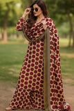 Shamoze Silk Digital Tye ‘N’ Dye 3pc Unstitched Suit - 182