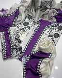Shamoze Silk Digital Tye ‘N’ Dye 3pc Unstitched Suit - 187