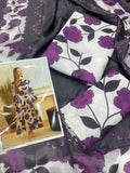 Shamoze Silk Digital Tye ‘N’ Dye 3pc Unstitched Suit - 195
