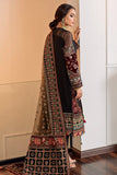 Baroque - 3PC Organza Embroidered Shirt with Organza Embroidered Dupatta
