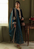 baroque - Luxury Velvet Heavy Embroidered 3 Piece Unstitched Suit - BR 08