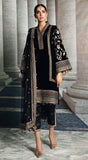Anaya- Luxury Velvet Heavy Embroidered 3 Piece Unstitched Suit - AY 011