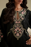 Ethnic Silk Unstitched 2PC Heavy Embroidery Suit - D116