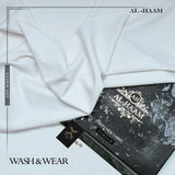 Alhaam Presents 100% Pure Super Luxury Regent Wash & Wear - Off White