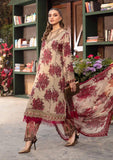 Printed Patch Emb Lawn 3 Piece Unstitched Suit MI -014 Summer Collection