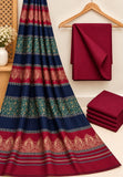 Luxury Banarsi Jacquard Pashmina Shawl & Dhanak Unstitched 3-Piece Suit - JS11