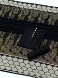 Luxury Banarsi Jacquard Pashmina Shawl & Dhanak Unstitched 3-Piece Suit - JS16