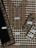 Crizma - Printed Patch Emb Lawn 3 Piece Unstitched Suit MI 110A Summer Collection