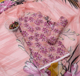 Printed Lawn With Shifoon Dupatta 3 Piece Unstitched Suit - Summer Collection - S05