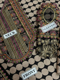 Crizma - Printed Patch Emb Lawn 3 Piece Unstitched Suit MI 110A Summer Collection