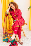 BATIK - 3PC LAWN EMBROIDERED SHIRT WITH PRINTED DUPATTA