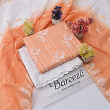 Bareeze Lawn 3PC Embroiderey Best Quality Summer Collection - BD07
