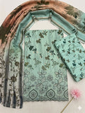 Digital Printed Lawn With Daman Embroidery 3 Piece Unstitched Suit BS - 20016Summer Collection