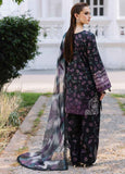 Nureh - Printed Patch Emb Lawn 3 Piece Unstitched Suit MI 124A Summer Collection
