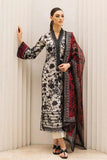 Printed Patch Emb Lawn 3 Piece Unstitched Suit MI -56 Summer Collection
