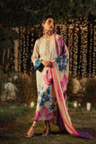 DIGITAL PRINT 3PC SILK UNSTITCHED SUIT - 111