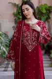 Batik - 3PC Unstitched Dhanak Embroidered Shirt with Dhanak Embroidered Dupatta and Trouser - Mi913