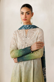 Baroque Silk Unstitched 3PC Heavy Embroidery Suit - D119