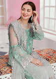 Elaaf - Luxury Organza Heavy Embroidered 3 Piece Unstitched Suit - HA 03
