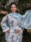 Printed Patch Emb Lawn 3 Piece Unstitched Suit MI -051  Summer Collection