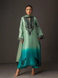 Shamoze Silk Digital Tye ‘N’ Dye 3pc Unstitched Suit - 151