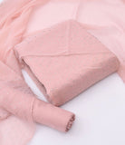 Stone Shifoon 3-Piece Suit  - Light Pink