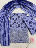 Digital Printed Lawn With Daman Embroidery 3 Piece Unstitched Suit BS - 20023 Summer Collection