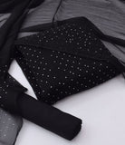 Stone Shifoon 3-Piece Suit  - black
